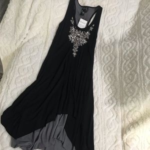 GUESS midi dress with jewel detail